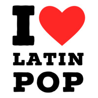 I Love Latin Pop Raglan Crop Top | Artistshot