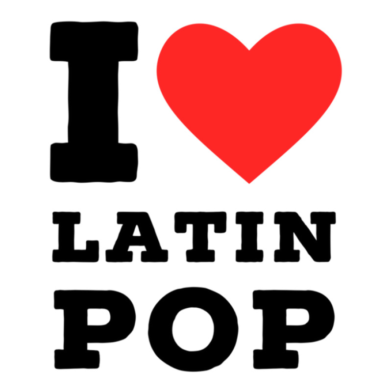 I Love Latin Pop Raglan Crop Top by cm-arts | Artistshot