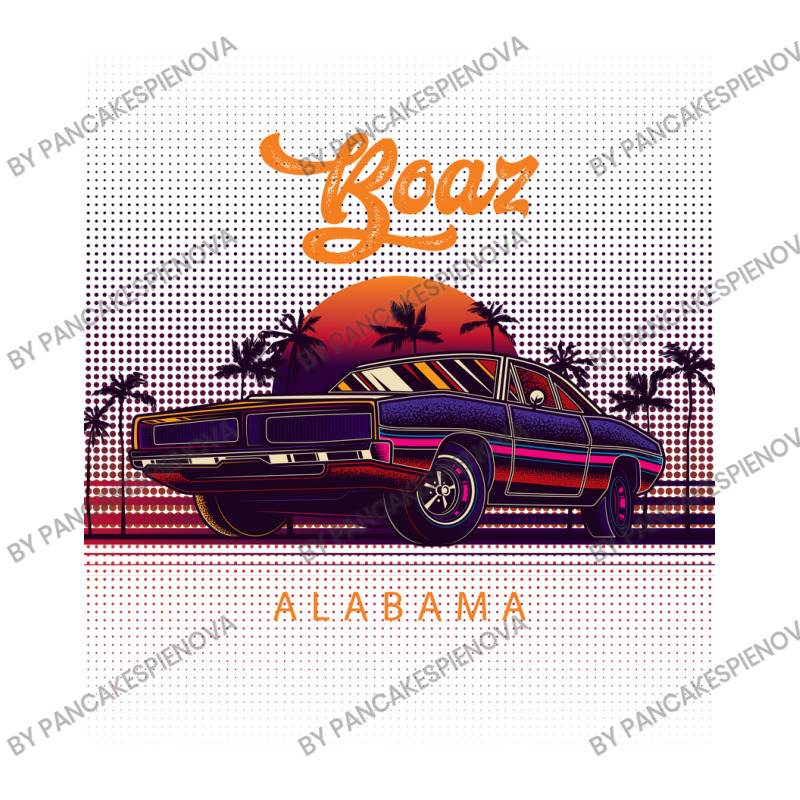 Boaz Alabama Retro Vintage 80s 90s Muscle Cars Retrowave Aesthetic Raglan Crop Top by pancakespienova | Artistshot