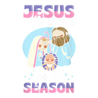 Jesus Is The Reason For The Season Christian Nativity T Shirt Raglan Crop Top | Artistshot