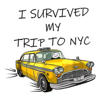 I Survived My Trip To Nyc Raglan Crop Top | Artistshot