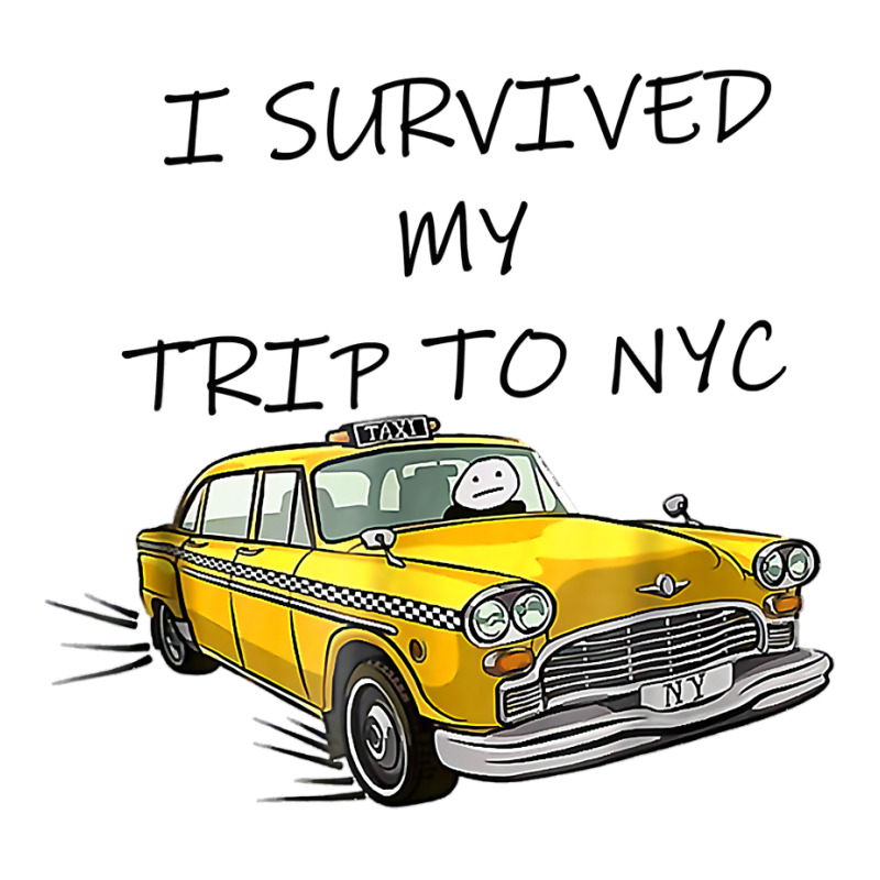 I Survived My Trip To Nyc Raglan Crop Top by VictorCruz | Artistshot