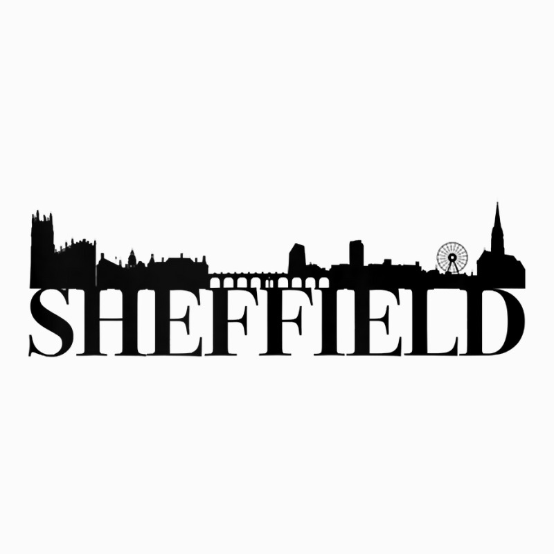 Sheffield England Uk City Skyline Silhouette Outline Sketch Tank Top Raglan Crop Top by cm-arts | Artistshot