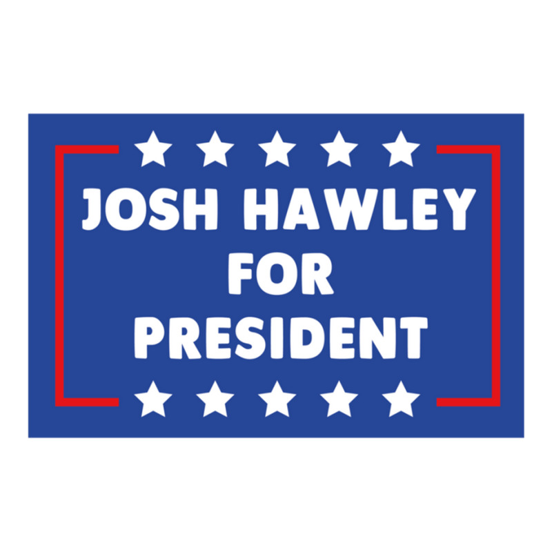 Josh Hawley For President Raglan Crop Top by cm-arts | Artistshot