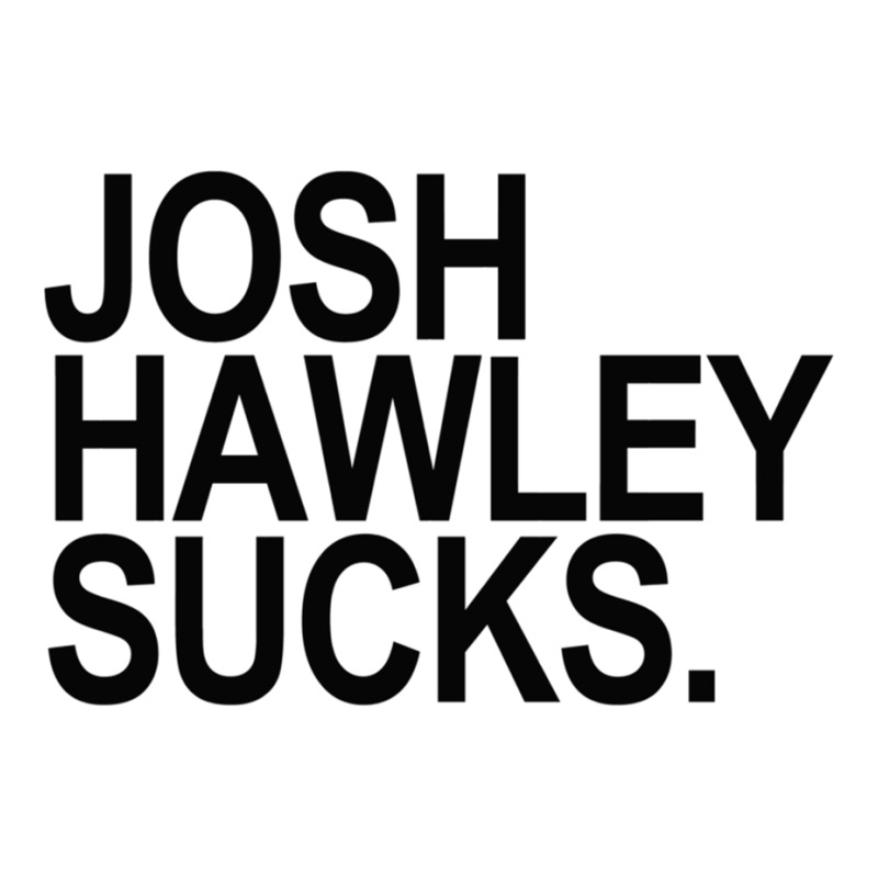 Josh Hawley Sucks - Black 1 Raglan Crop Top by cm-arts | Artistshot