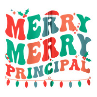 Merry Principal Christmas School Principal Xmas Party Zip Hoodie Raglan Crop Top | Artistshot