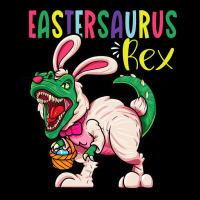 Eastersaurus Rex Dinosaur Easter Ears Easter Eggs Maternity Scoop Neck T-shirt | Artistshot