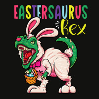 Eastersaurus Rex Dinosaur Easter Ears Easter Eggs Scorecard Crop Tee | Artistshot