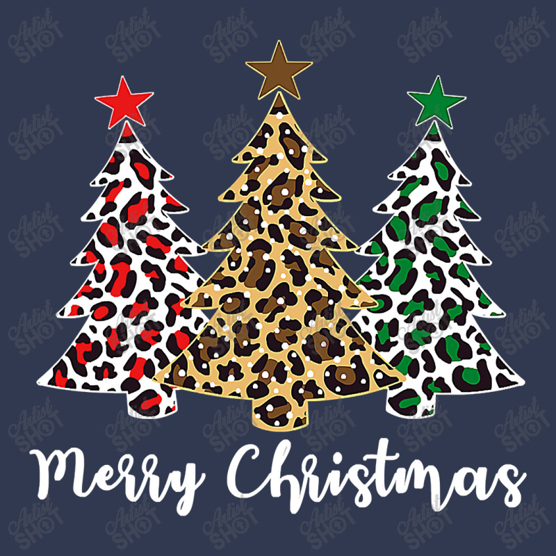 Funny Christmas Tree Leopard Cheetah Print Merry Christmas T Shirt Basic T-shirt by Denise_Riemenschneider | Artistshot