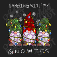 Hanging With Gnomies Gnome Christmas Xmas Buffalo Plaid Red T Shirt Basic T-shirt | Artistshot