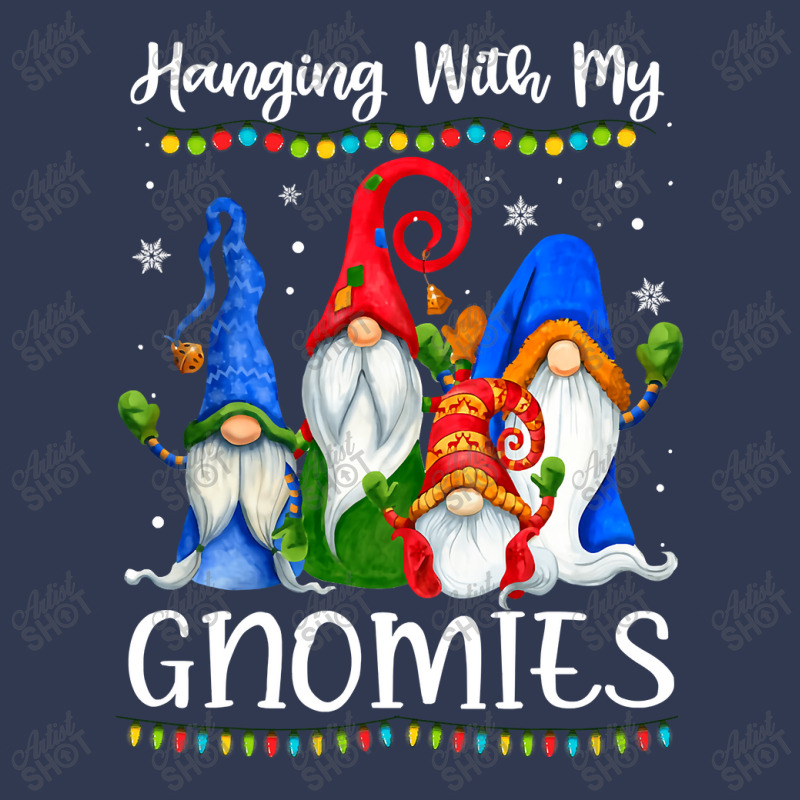 Hanging With My Gnomies Funny Gnome Xmas Lights Boys Girls T Shirt Basic T-shirt | Artistshot