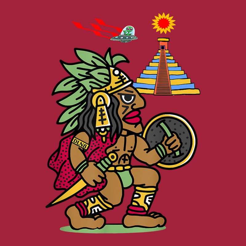 Ancient Aztec Warrior Dln8 Aliens At Tenochtitlan T Shirt Basic Youth T-shirt by rostinoko | Artistshot