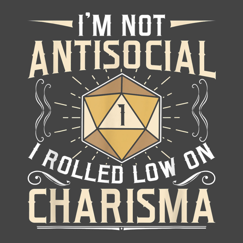 I'm Not Antisocial I Rolled Low On Charisma Rpg Gamer T Shirt Basic Youth T-shirt by ToanJeiza | Artistshot