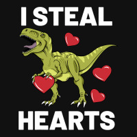 Boys Valentines Day Kids I Steal Hearts Dinosaur T Graphic T-shirt | Artistshot