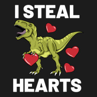 Boys Valentines Day Kids I Steal Hearts Dinosaur T Hoodie & Jogger Set | Artistshot