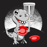 Cute Dinosaur Trex Loves Dino Disc Golf T-shirt | Artistshot