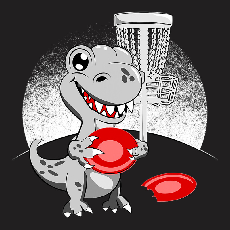 Cute Dinosaur Trex Loves Dino Disc Golf T-shirt | Artistshot