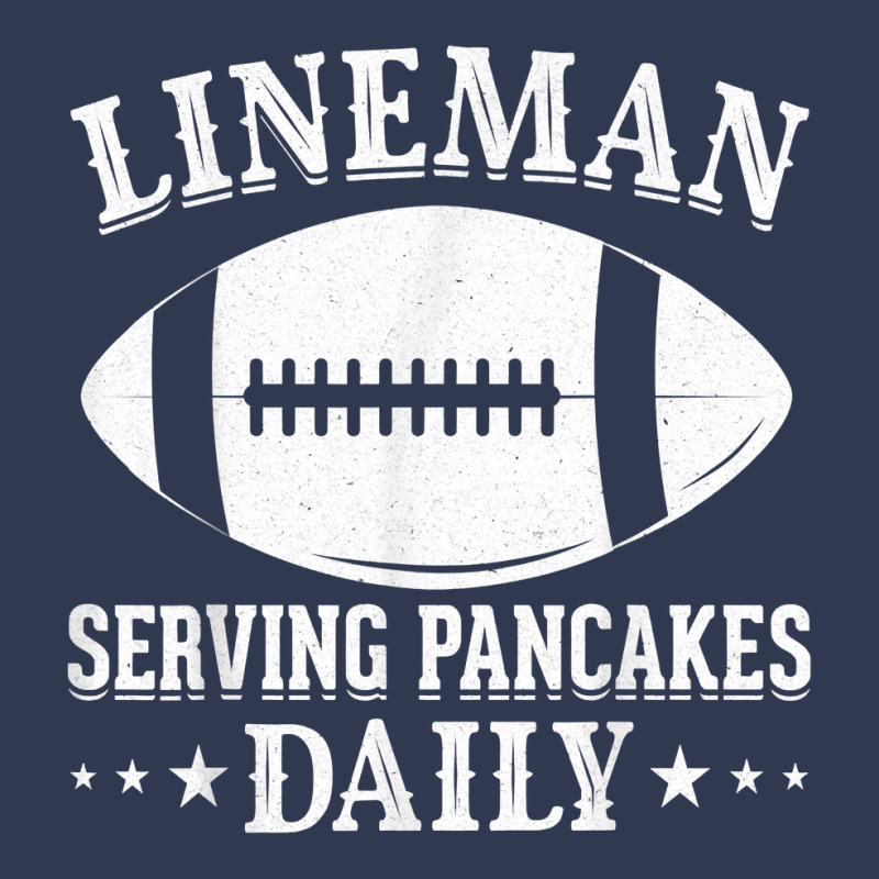 Funny Lineman Serving Pancakes Daily I Linemen Football T Shirt Basic Youth T-shirt | Artistshot