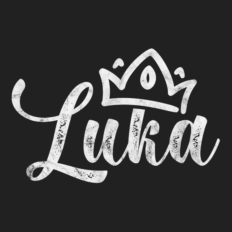 Luka First Name Crown Nickname Alias Distressed T Shirt Basic Youth T-shirt by hustonfkobar3 | Artistshot