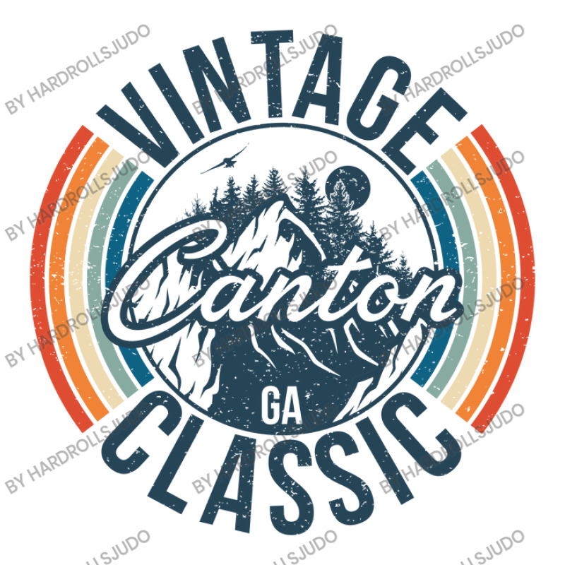 I Love Canton Georgia Retro Vintage Classic Limited Edition Raglan Crop Top | Artistshot