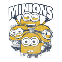 Despicable Me Minions Vintage Group Premium T Shirt Raglan Crop Top | Artistshot