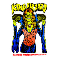 King Gizzard And The Lizard Wizard, Paradiso Amsterdam Maart 2019 Raglan Crop Top | Artistshot