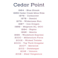 Cedar Point Timeline Raglan Crop Top | Artistshot