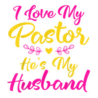 I Love My Pastor He's My Husband, Loving Pastors Wife Quote Raglan Crop Top | Artistshot