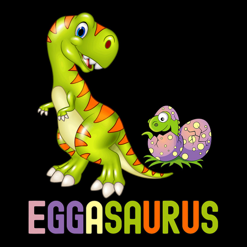 Cute Eggasaurus Stegosaurus Egg Dinosaur Happy Eas V-neck Tee | Artistshot