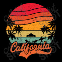 California Surfing Paradise, Summer Vacation Palm Lightweight Hoodie | Artistshot