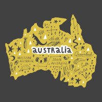 Australia Wales South West Country Map Kangaroo Is Vintage T-shirt | Artistshot