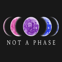 Bi Pride Not A Phase Bisexual Pride Moon 1 Flannel Shirt | Artistshot