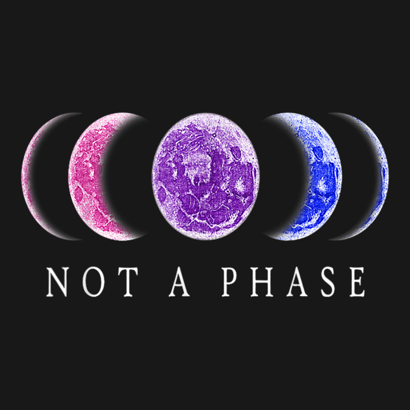 Bi Pride Not A Phase Bisexual Pride Moon 1 Flannel Shirt | Artistshot