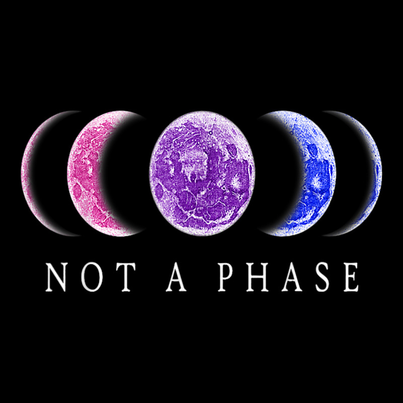 Bi Pride Not A Phase Bisexual Pride Moon 1 Long Sleeve Shirts | Artistshot