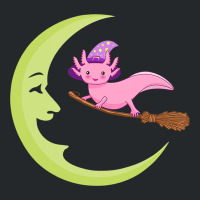 Axolotl Witch Moon Halloween Tee Crewneck Sweatshirt | Artistshot