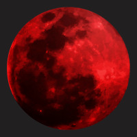 Blood Moon Shirt Realistic Red Bloody Luna Outer S T-shirt | Artistshot