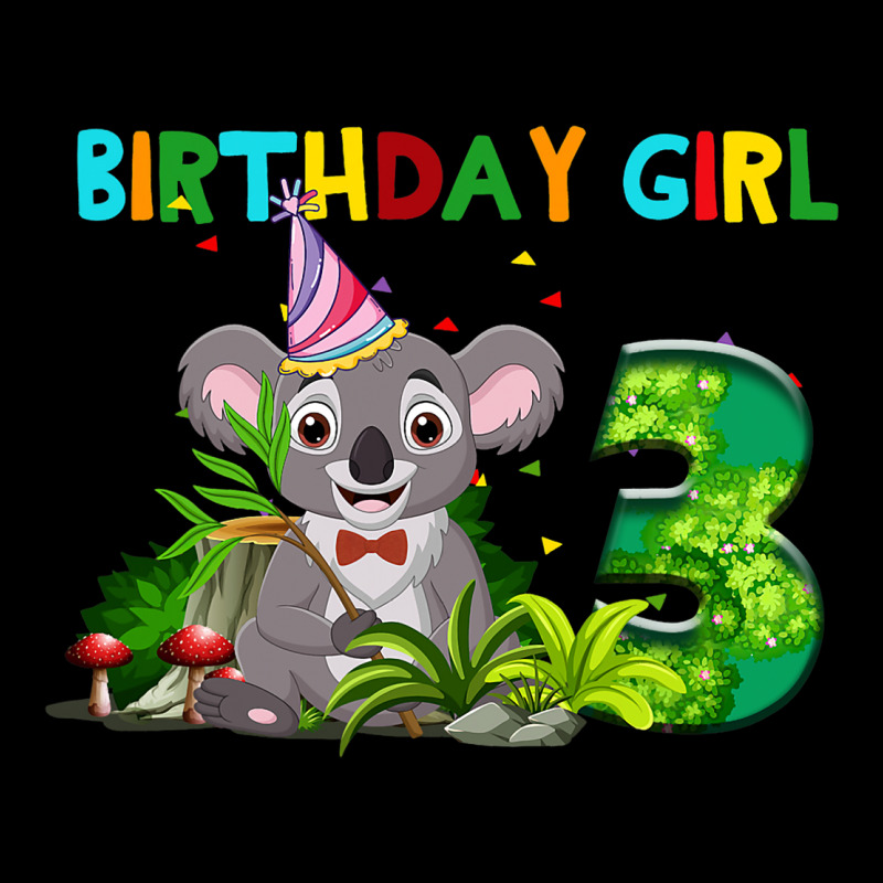 3rd Birthday Shirt Girl Koala Bear Birthday Shirt  Unisex Jogger | Artistshot