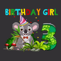 3rd Birthday Shirt Girl Koala Bear Birthday Shirt  Vintage Hoodie And Short Set | Artistshot