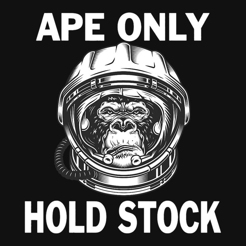 Ape Only Hold Stock Diamond Hands To The Moon Graphic T-shirt | Artistshot