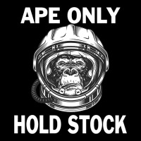 Ape Only Hold Stock Diamond Hands To The Moon Lightweight Hoodie | Artistshot