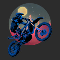 Blue Dirt Bike Rider Motorbike Racer Retro Sunset  Exclusive T-shirt | Artistshot