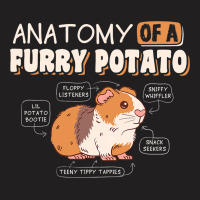 Anatomy Of A Furry Potato Guinea Pig Cavy Pet Anim T-shirt | Artistshot