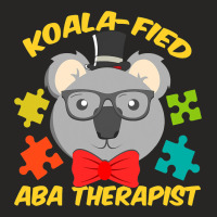 Aba Therapist Fun Koalafied Autism Therapy Ladies Fitted T-shirt | Artistshot