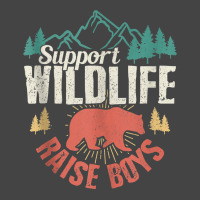 Support Wildlife Raise Boys Mom Dad Wild One Funny Gift Tank Top Basic T-shirt | Artistshot