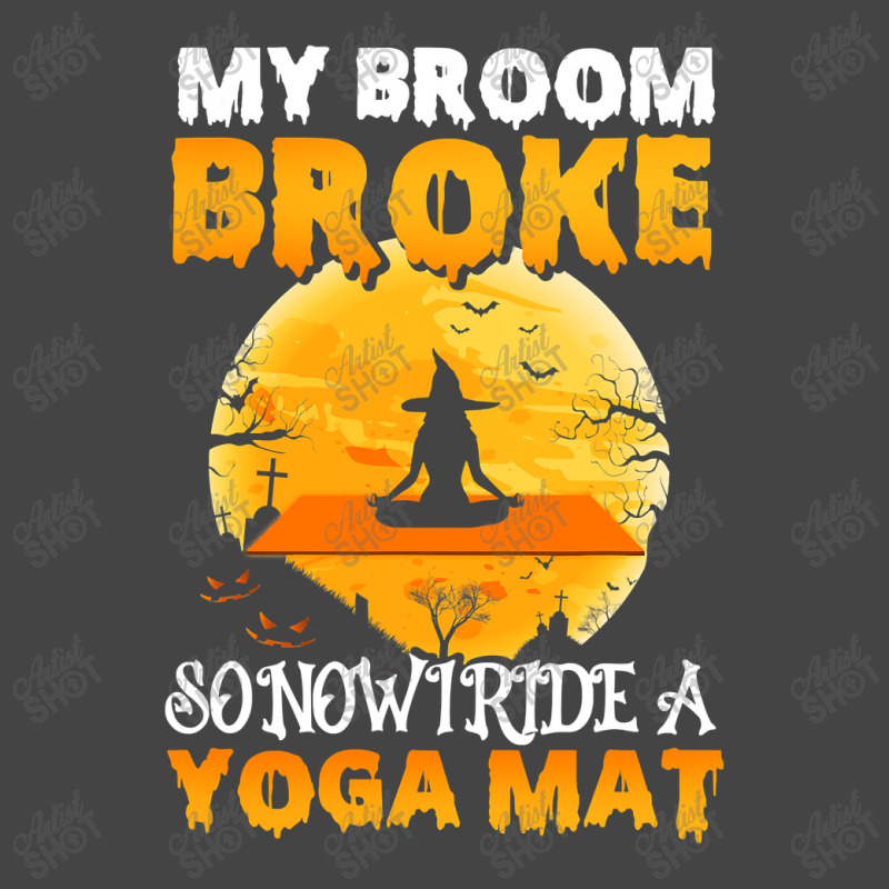 My Broom Broke So Now I Ride A Yoga Mat Witch Namaste T Shirt Copy Cop Basic Youth T-shirt | Artistshot