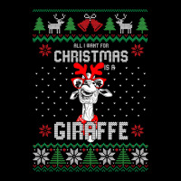 All I Want Christmas Is A Giraffe Reindeer Christm V-neck Tee | Artistshot