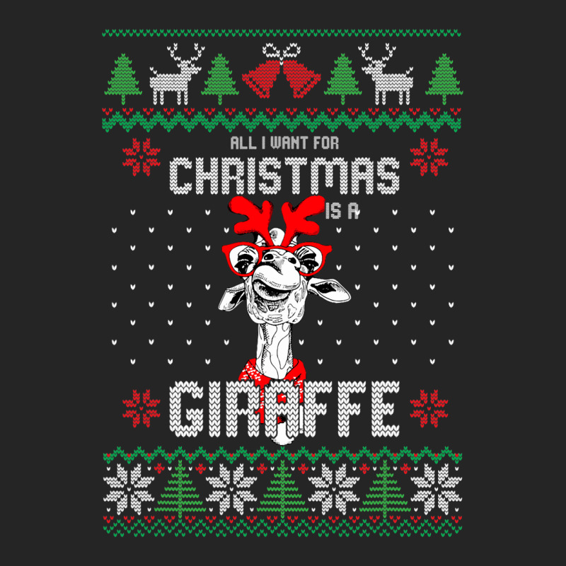 All I Want Christmas Is A Giraffe Reindeer Christm Unisex Hoodie | Artistshot