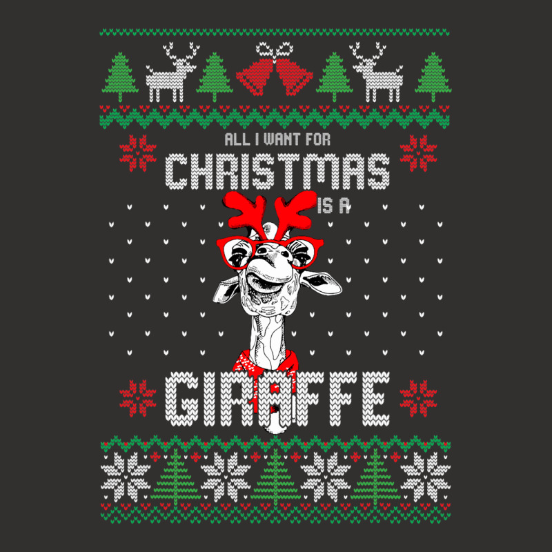 All I Want Christmas Is A Giraffe Reindeer Christm Champion Hoodie | Artistshot