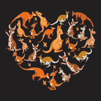 Australian Kangaroo Lover Heart For Men Women Kids T-shirt | Artistshot