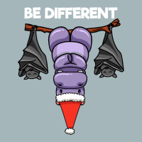 Be Different Hanging Santa Hippo With Sleeping Bat Unisex Sherpa-lined Denim Jacket | Artistshot